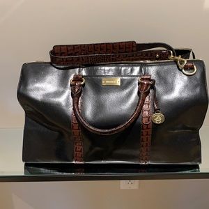Brahmin Anywhere Weekender - Black Tuscan